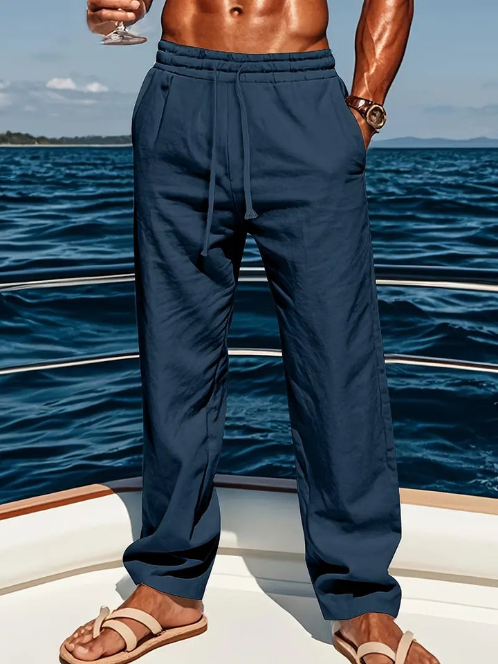 Babaev - Pantaloni Eleganți Din In