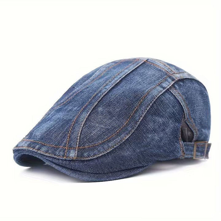 DenimCrown - Beretă Casual Din Denim, Unisex
