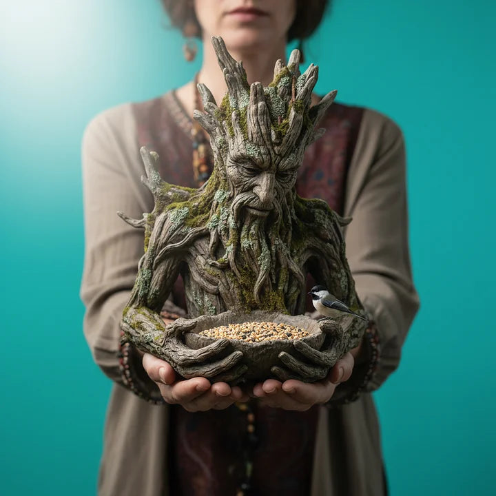 NatureHold – O Sculptură Pentru Hrănirea Păsărilor Integrată în Copac