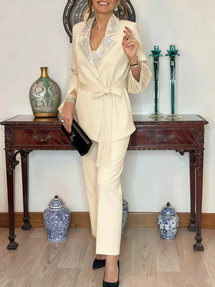 Nitzanit - Set Elegant Format Din Sacou și Pantaloni