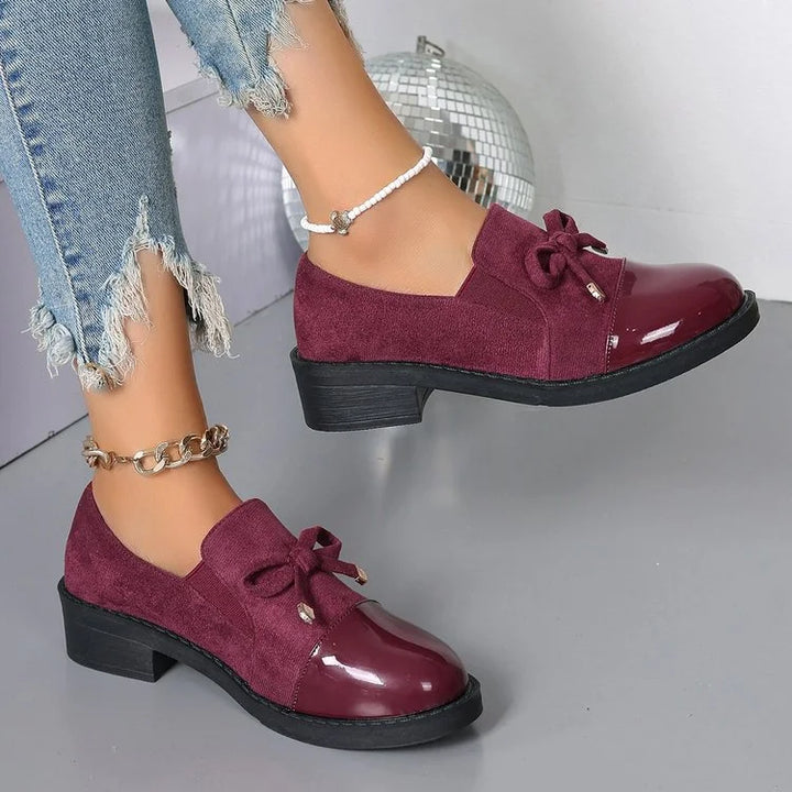 Azahra - Mocasini Eleganți Fără șireturi Cu Fundă