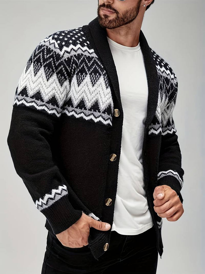 Elroy - Pulover Casual cu Model Geometric