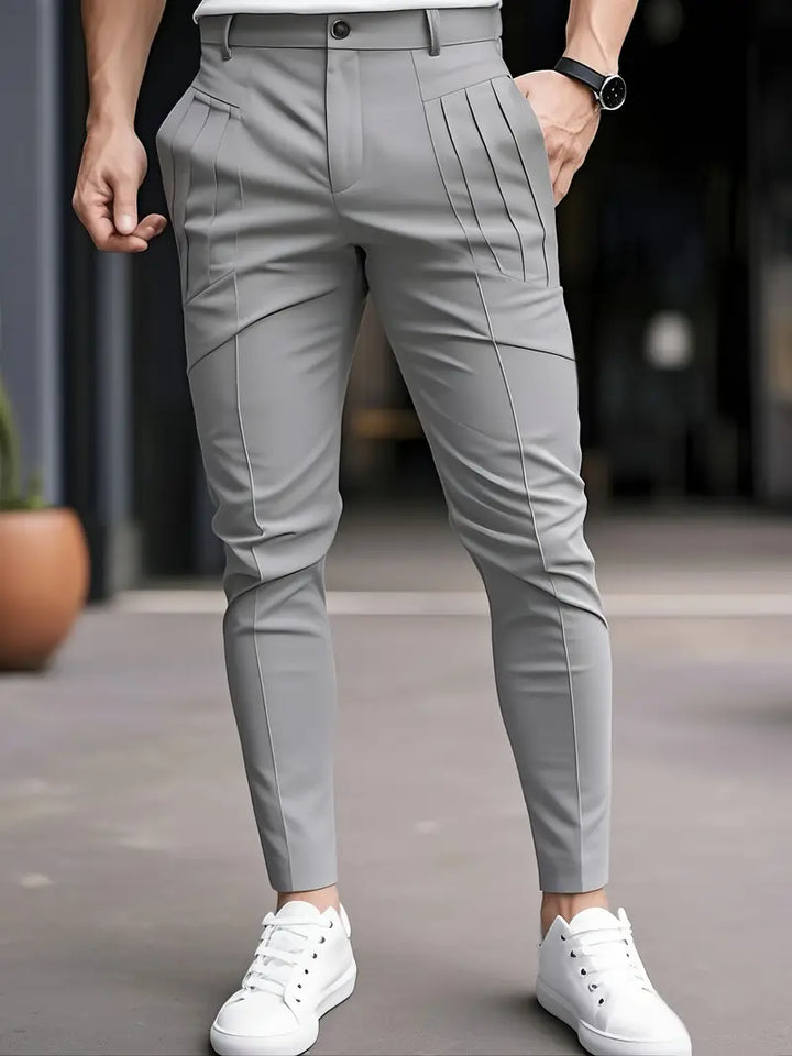 Edgardo - Pantaloni Informal Cu Buzunar Lateral