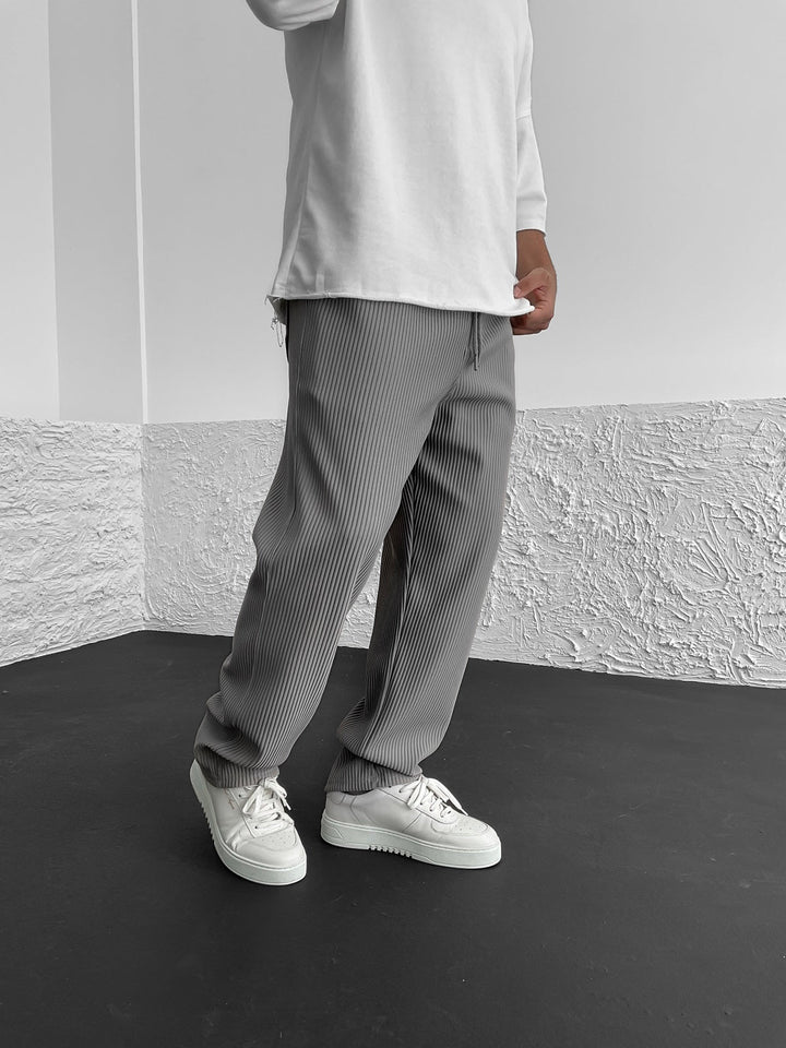 Wigand – Pantaloni Confortabili Din Spandex Cu Nervuri