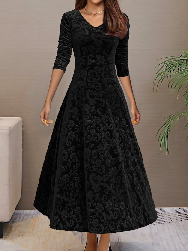 Eluned - Rochie Elegantă De Petrecere Din Catifea