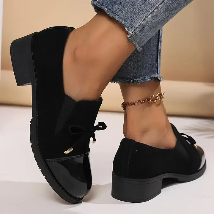 Azahra - Mocasini Eleganți Fără șireturi Cu Fundă