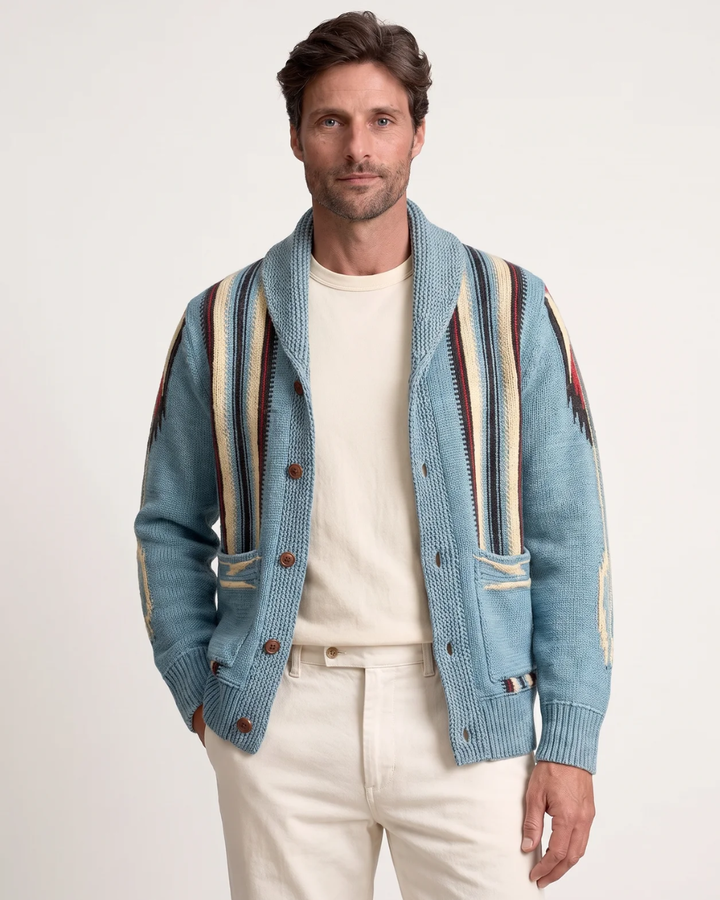 Jonnie - Cardigan Cu Șal Tricotat, Confortabil