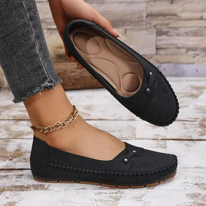 Rumina - Pantofi Casual Din Piele Antiderapantă
