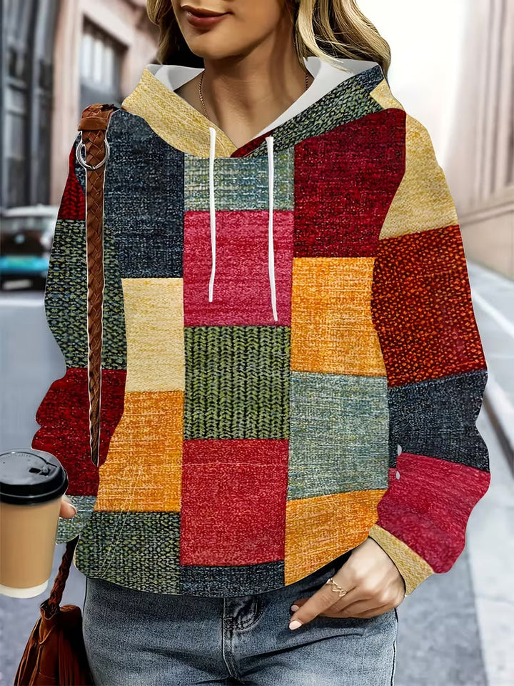Nyara - Hanorac cu Modele Geometrice