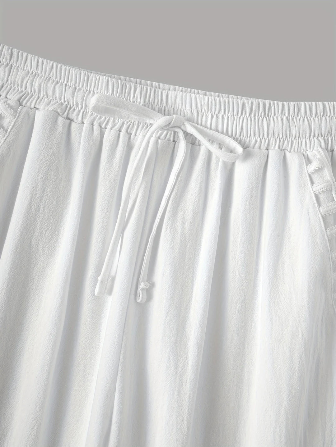 Tracey - Contrastul Trim Pantaloni Tăiați