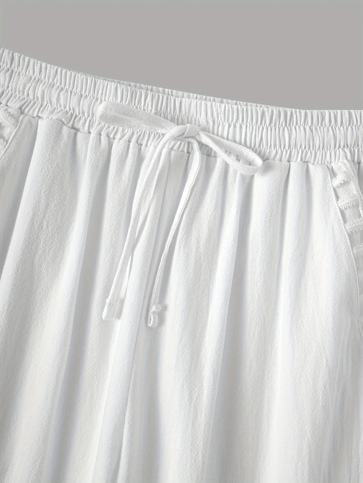 Tracey - Contrastul Trim Pantaloni Tăiați
