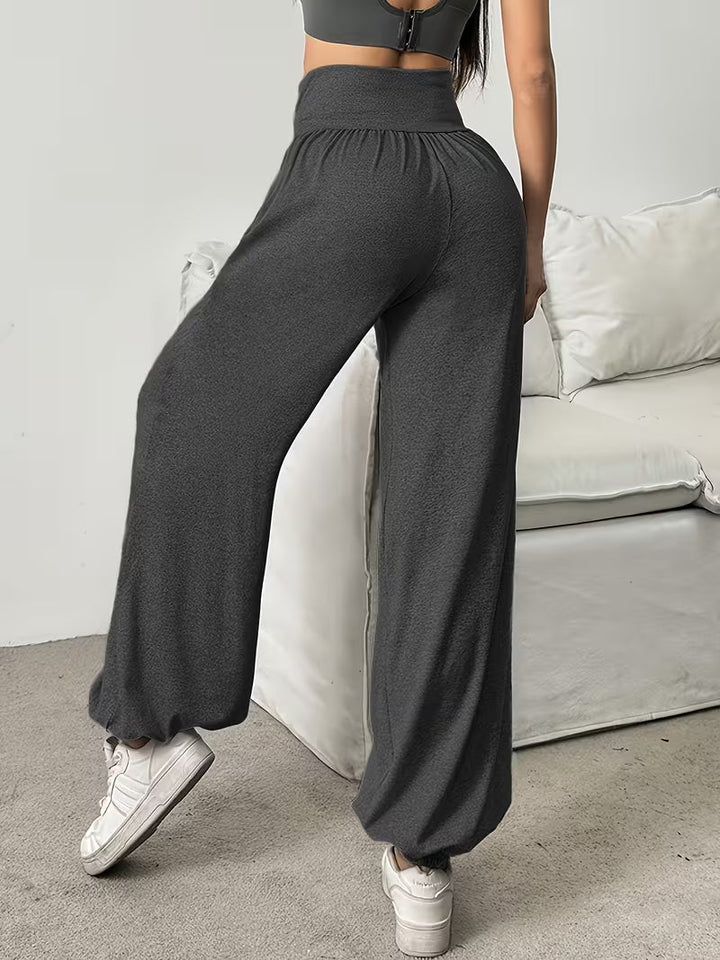 Millora – Pantaloni Elastici, Moi, Cu Croi Larg