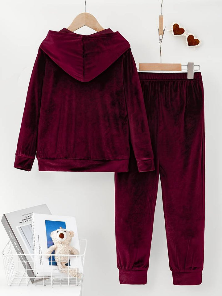 Tiferet - Set Elegant Format Din Pulover cu Glugă și Pantaloni
