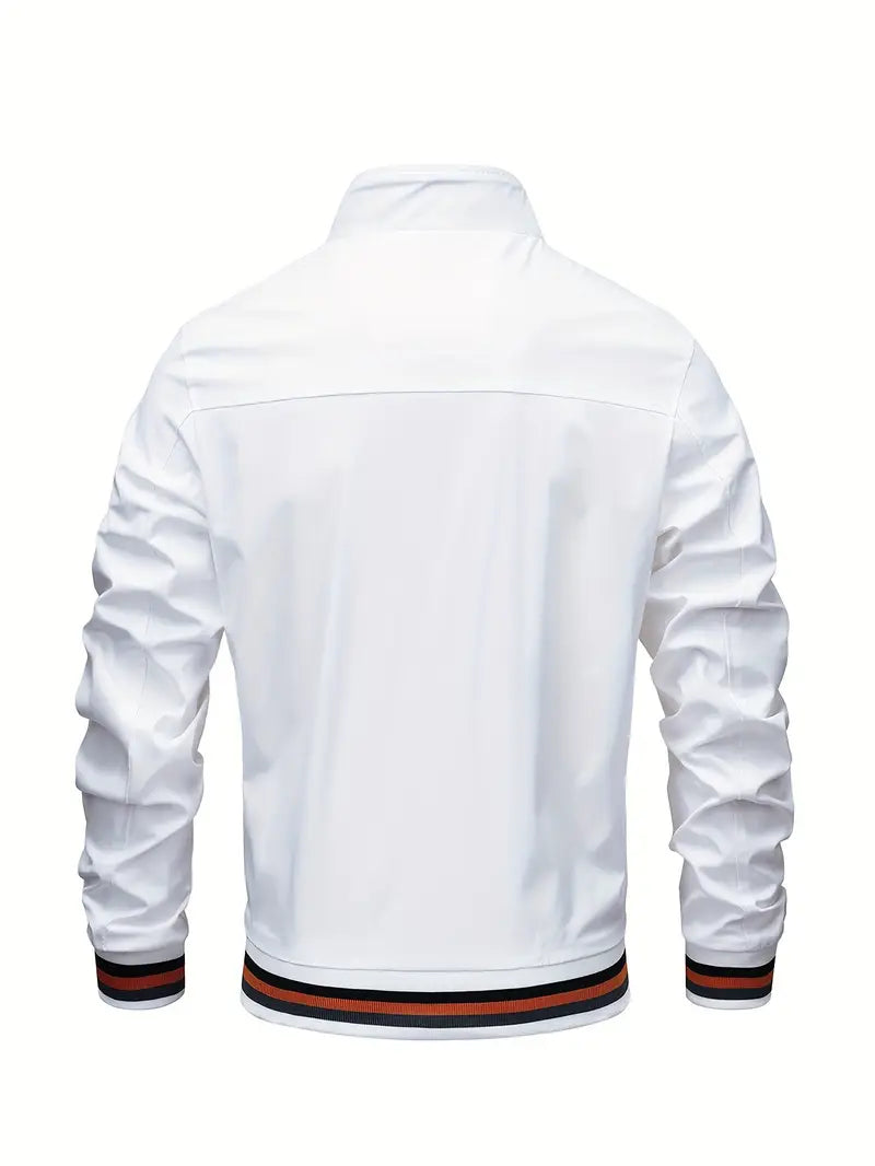 Stanton - Jacheta Cu Guler înalt și Fermoar Stil Cazual