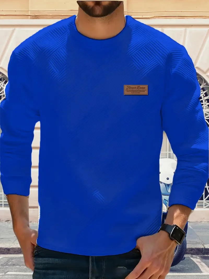 Malinga - Hanorac Casual Cu Model Geometric și Mâneci Lungi