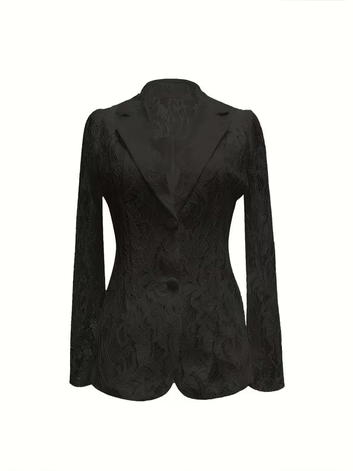 Kyliza - Blazer Cu Imprimeu Floral De Primăvară-Vară, Căptușit