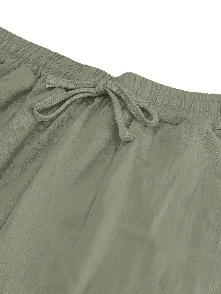 Babaev - Pantaloni Eleganți Din In