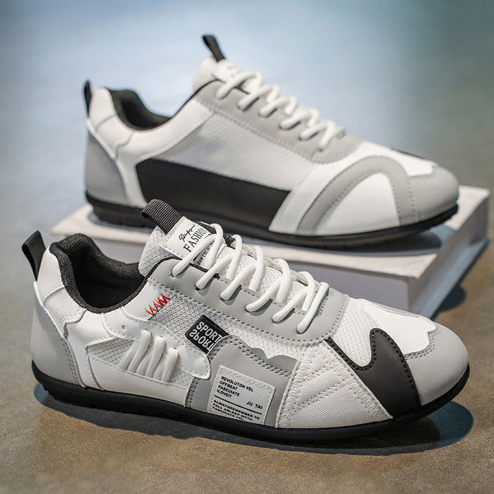 Yussuf - Casual Sneakers With Textured Side Panels