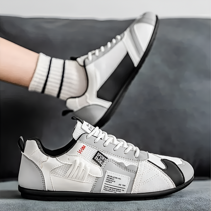 Yussuf - Casual Sneakers With Textured Side Panels