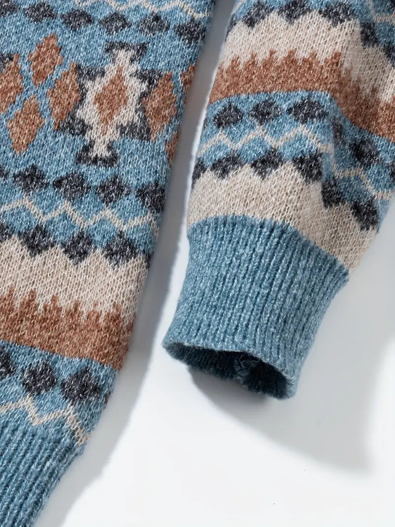 Hartman - Pulover Tricotat Geometric Casual