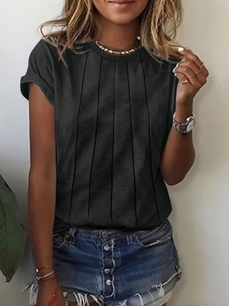 Vitaliya - Tricou Cu Mâneci Scurte Stil Cazual