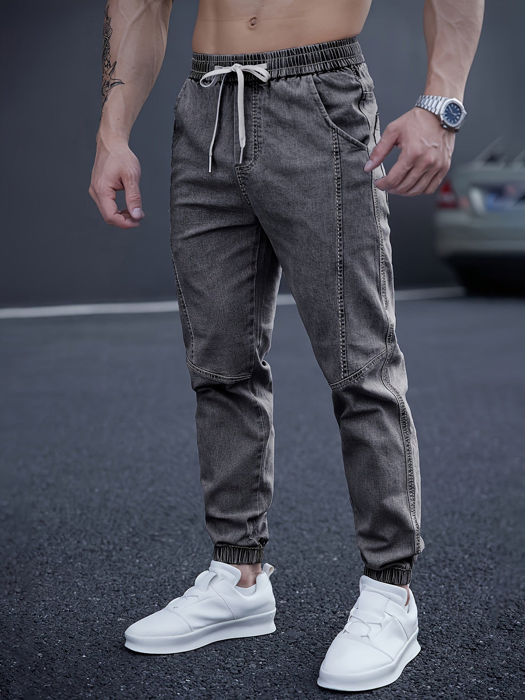 Trent - Pantaloni Cargo Cu Buzunare Laterale