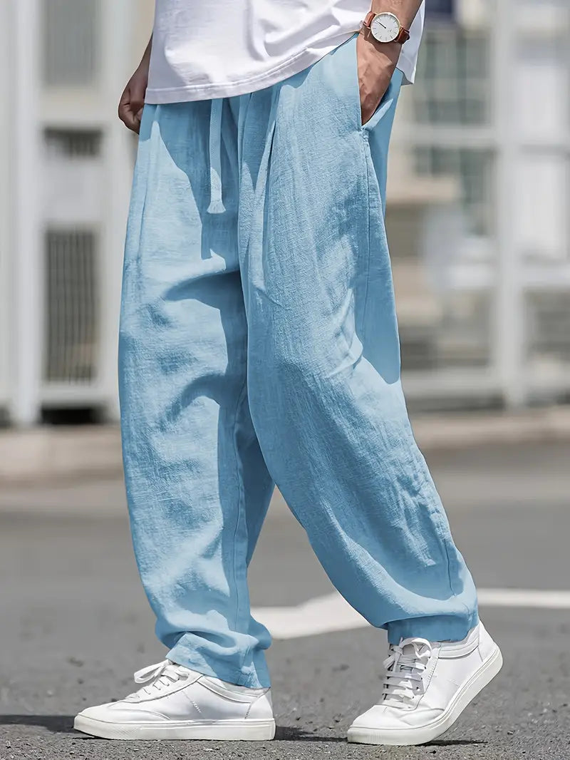 Kirk - Pantaloni Din Bumbac Respirabil Cu Buzunare