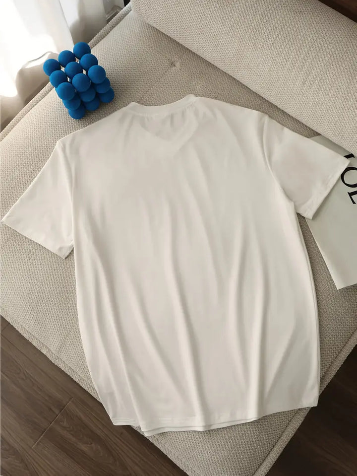 Fraga - Tricou Elegant Cu Mâneci Scurte