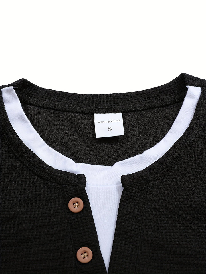 Wladimir - Tricou Polo Cu Mâneci Lungi, Nasturi Si Buzunar