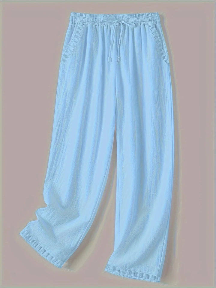 Tracey - Contrastul Trim Pantaloni Tăiați