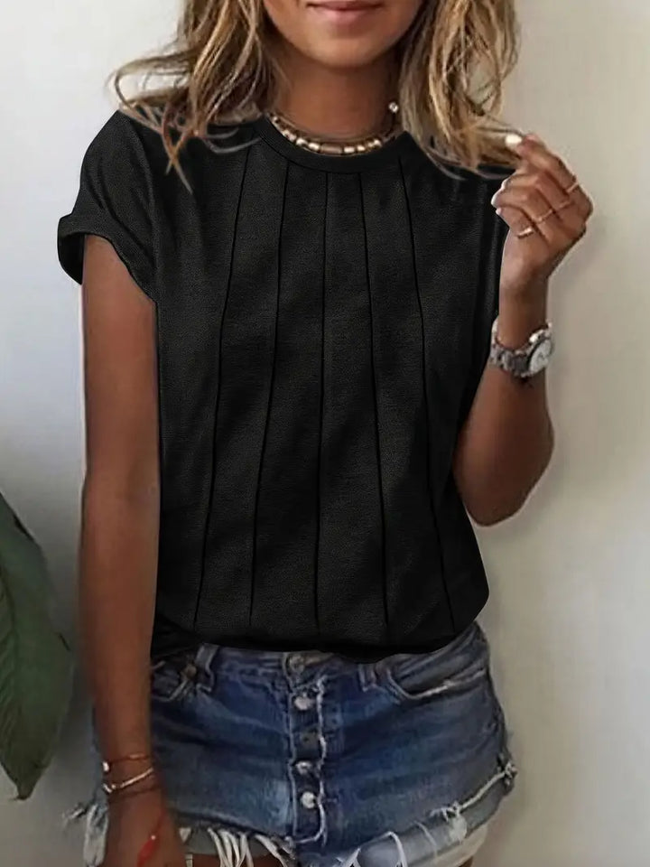 Vitaliya - Tricou Cu Mâneci Scurte Stil Cazual
