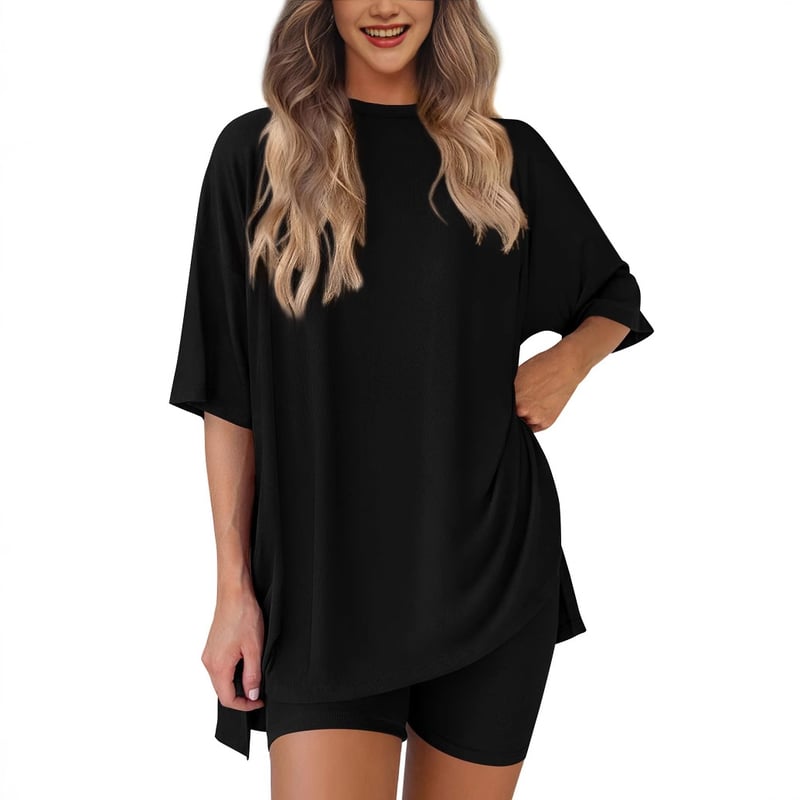 Rikke - Mâneci Scurte Două Piese Set