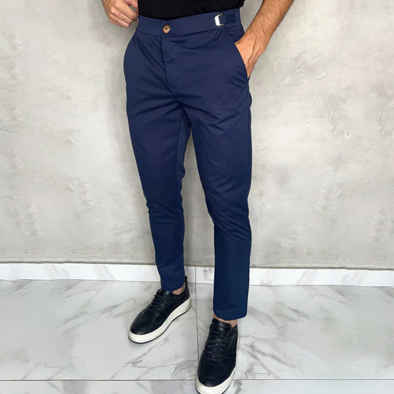 Matan - Pantaloni Clasici Slim Fit Elastici