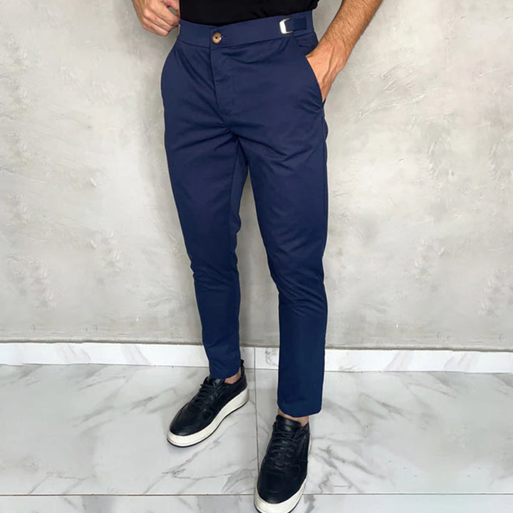 Matan - Pantaloni Clasici Slim Fit Elastici