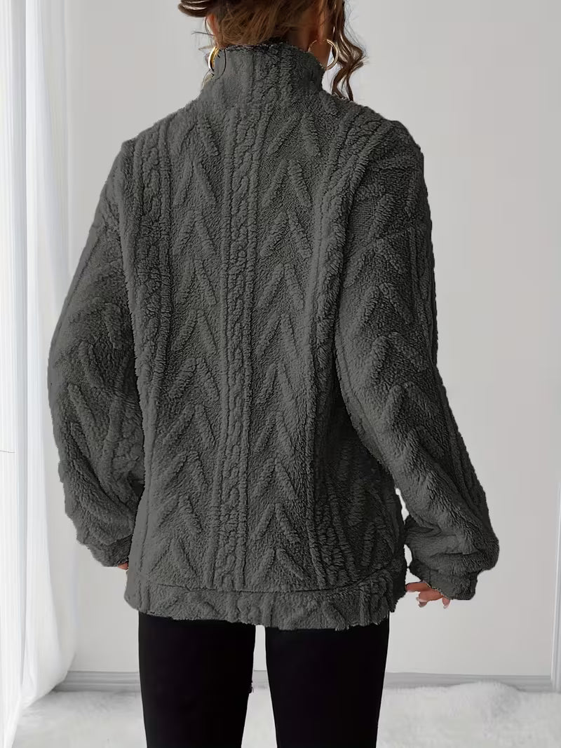 Nessia – Hanorac Versatil Din Fleece, Care Ține De Cald