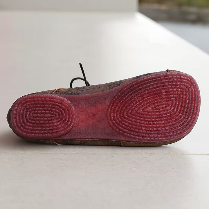 Zuniya – Pantofi Confortabili cu Talpă Joasă în Formă de Pană și șireturi