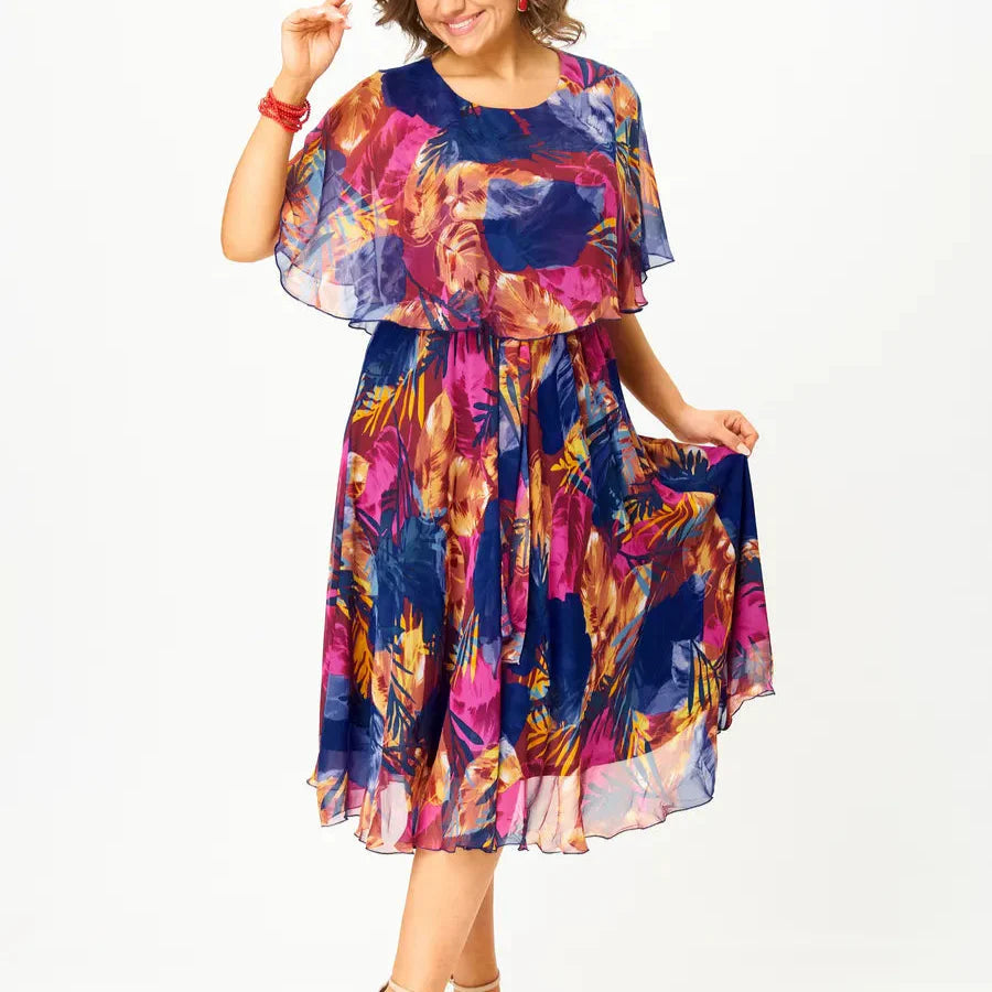 Catarina - Rochie Confortabilă și Aerisită din Sifon