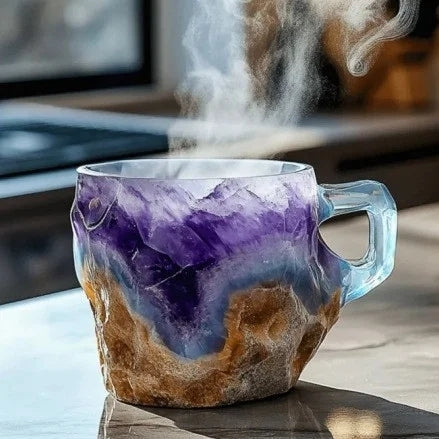 CrystalMug - Cani De Cafea Din Cristal Mineral