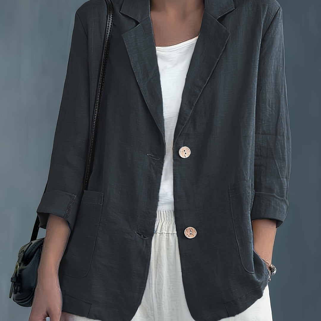 Jayde – Blazer Elegant Din Bumbac