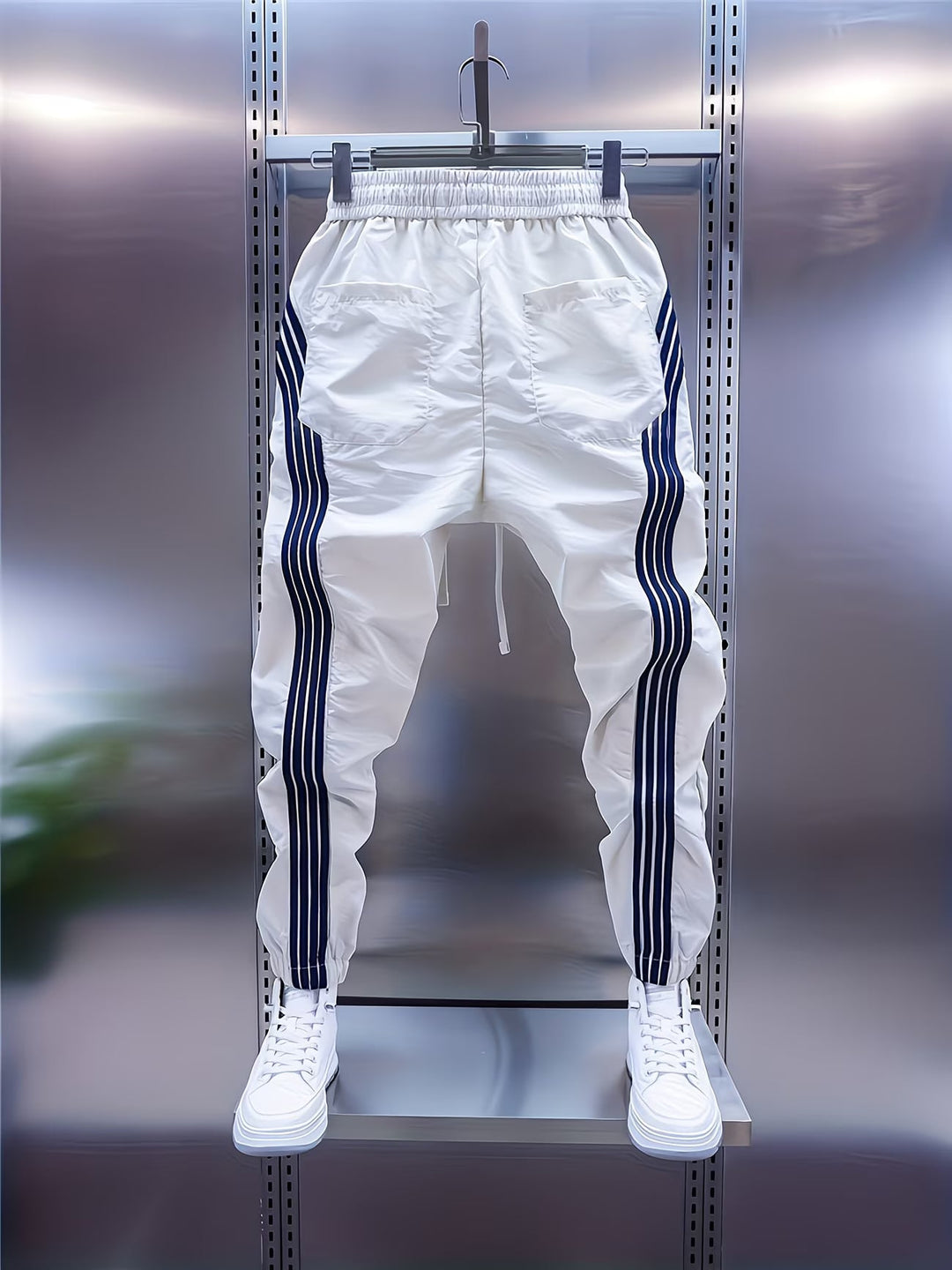 Itzik - Pantaloni Casual Cu Buzunare în Spate
