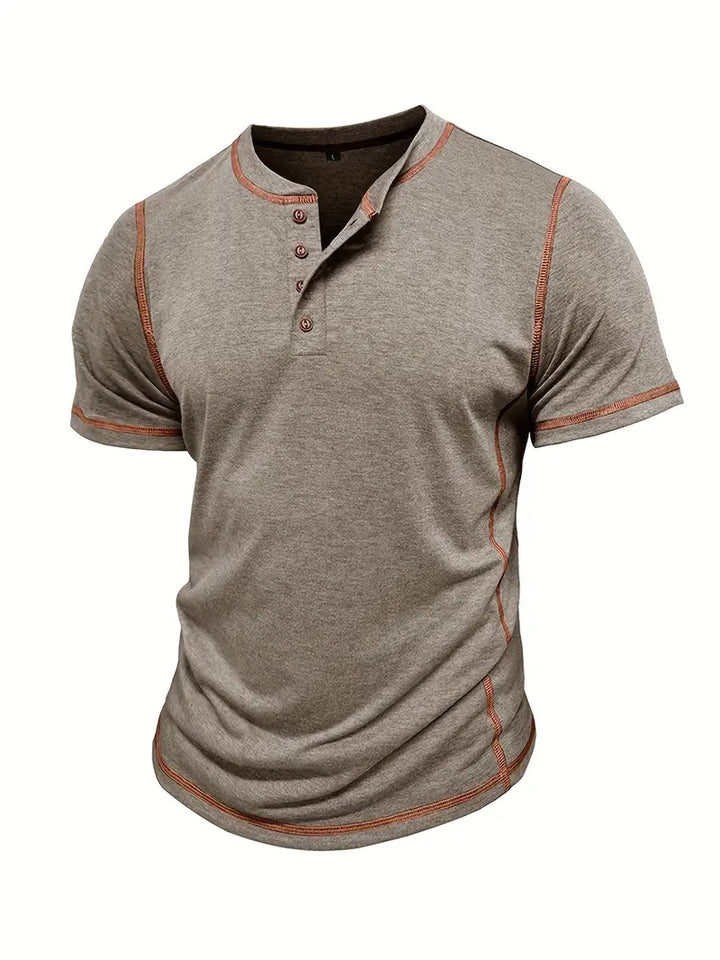 Orazio - Tricou Cu Mâneci Scurte și Nasturi