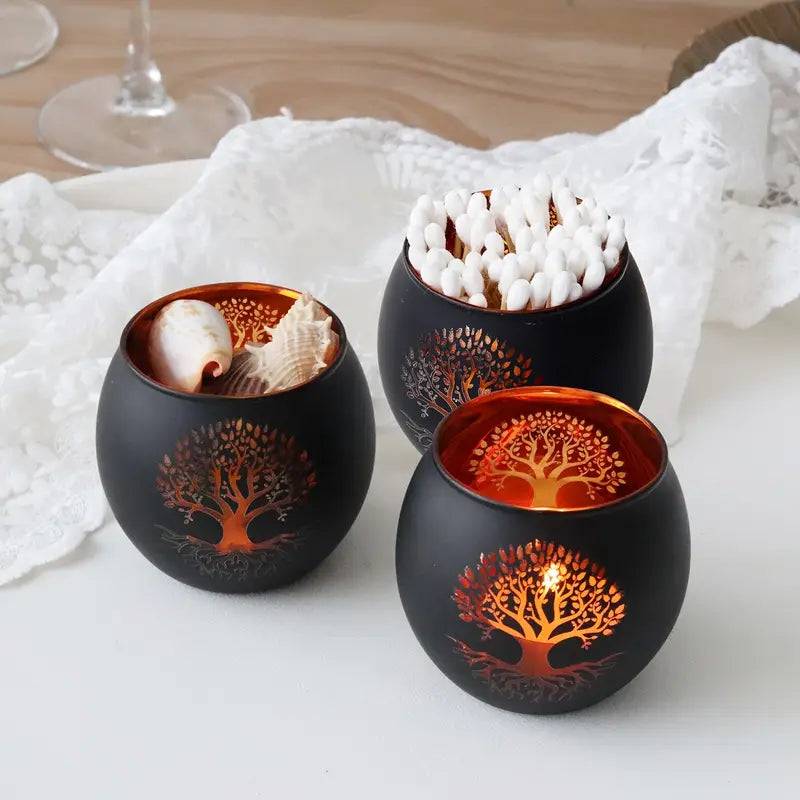 GlowRoot - Setează Suport Pentru Lumânări Arborele Vieții