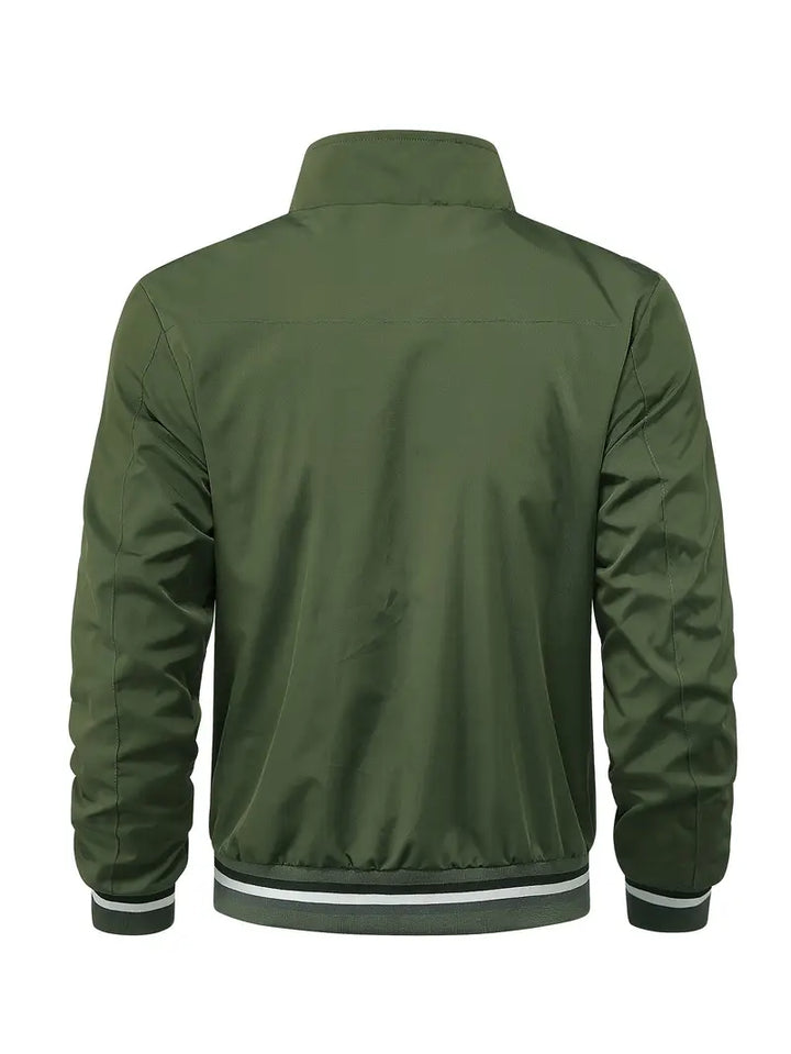 Stanton - Jacheta Cu Guler înalt și Fermoar Stil Cazual