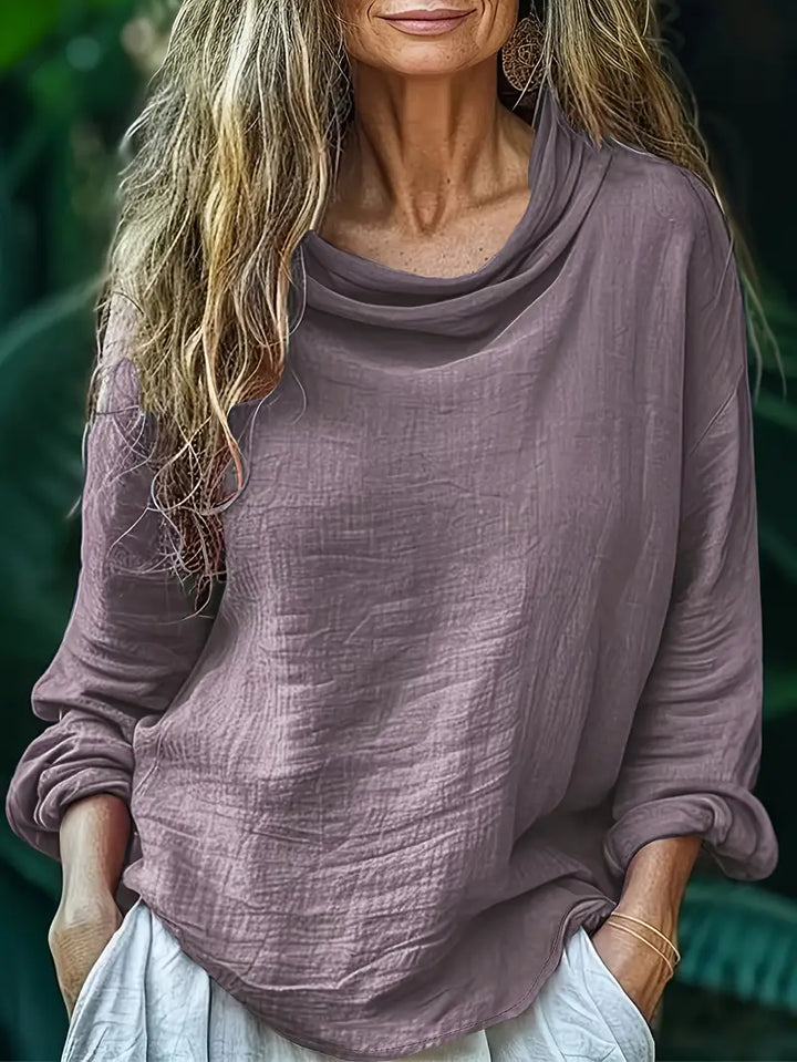 Hellen - Bluză Elegantă Cu Mâneci Lungi