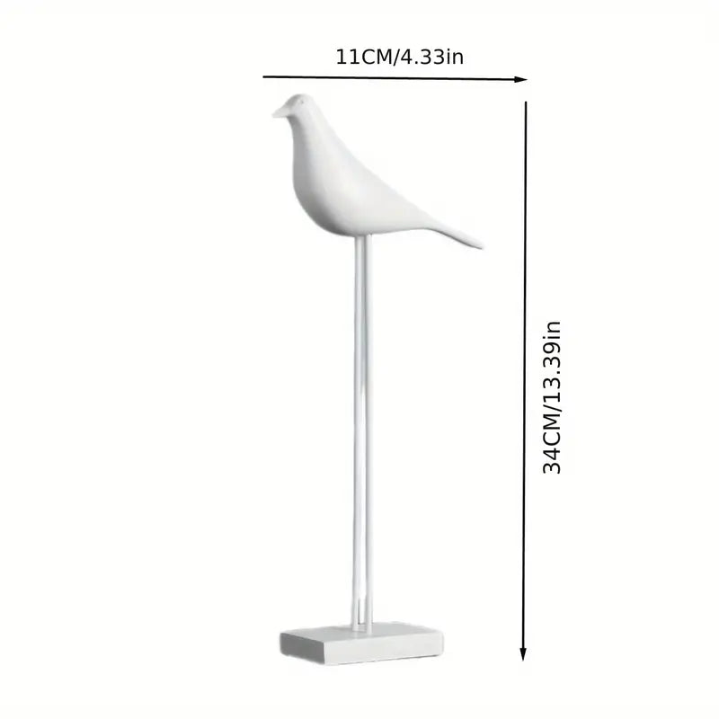 PerchForm - Sculpturi Decorative Minimaliste In Formă De Păsări Pe Suport