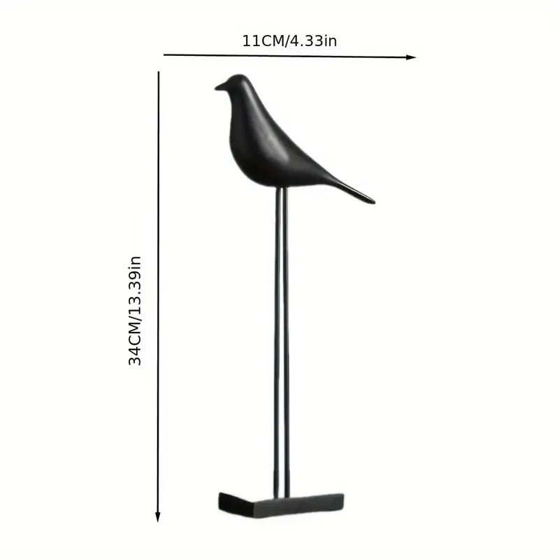 PerchForm - Sculpturi Decorative Minimaliste In Formă De Păsări Pe Suport