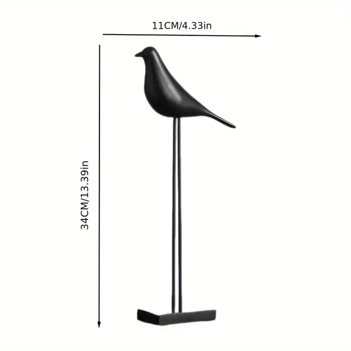 PerchForm - Sculpturi Decorative Minimaliste In Formă De Păsări Pe Suport