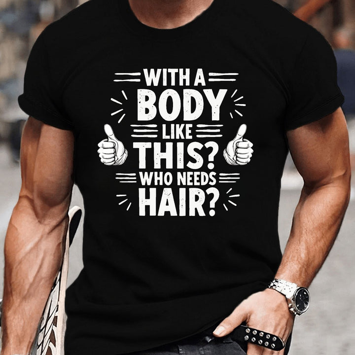 Hairy – Tricou Elegant cu Mânecă Scurtă