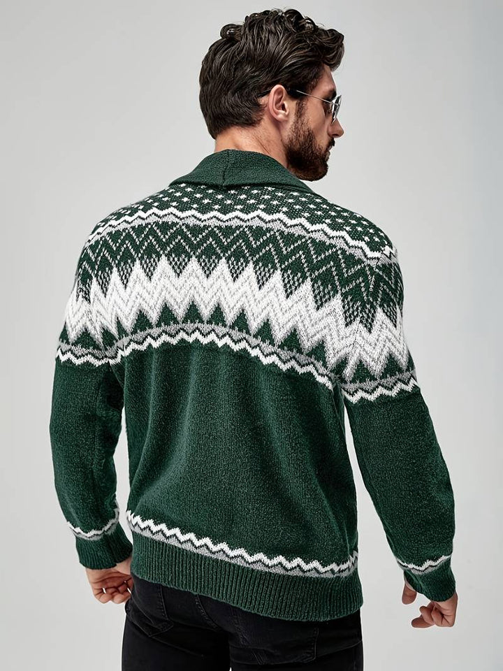 Elroy - Pulover Casual cu Model Geometric