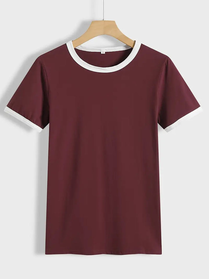 Kisara - Tricou Casual Cu Mâneci Scurte